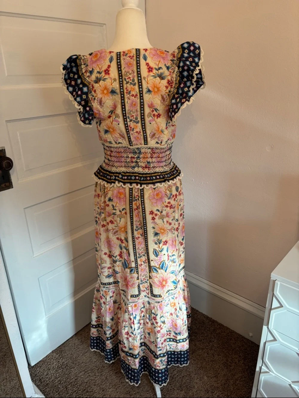 NWT FARM Rio Superbloom Tapestry Maxi Dress - Picture 9 of 12